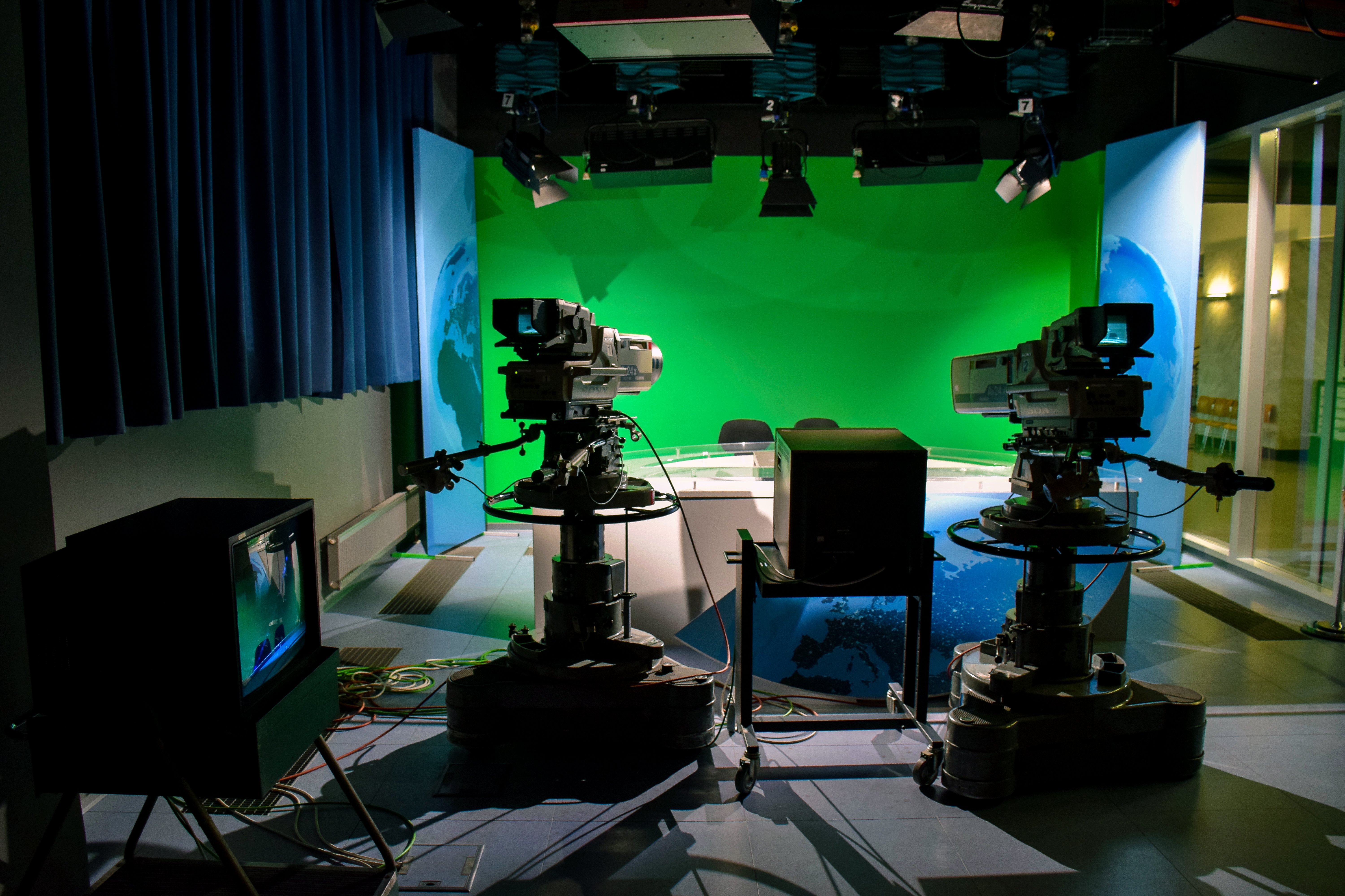 Virtual production studio setup